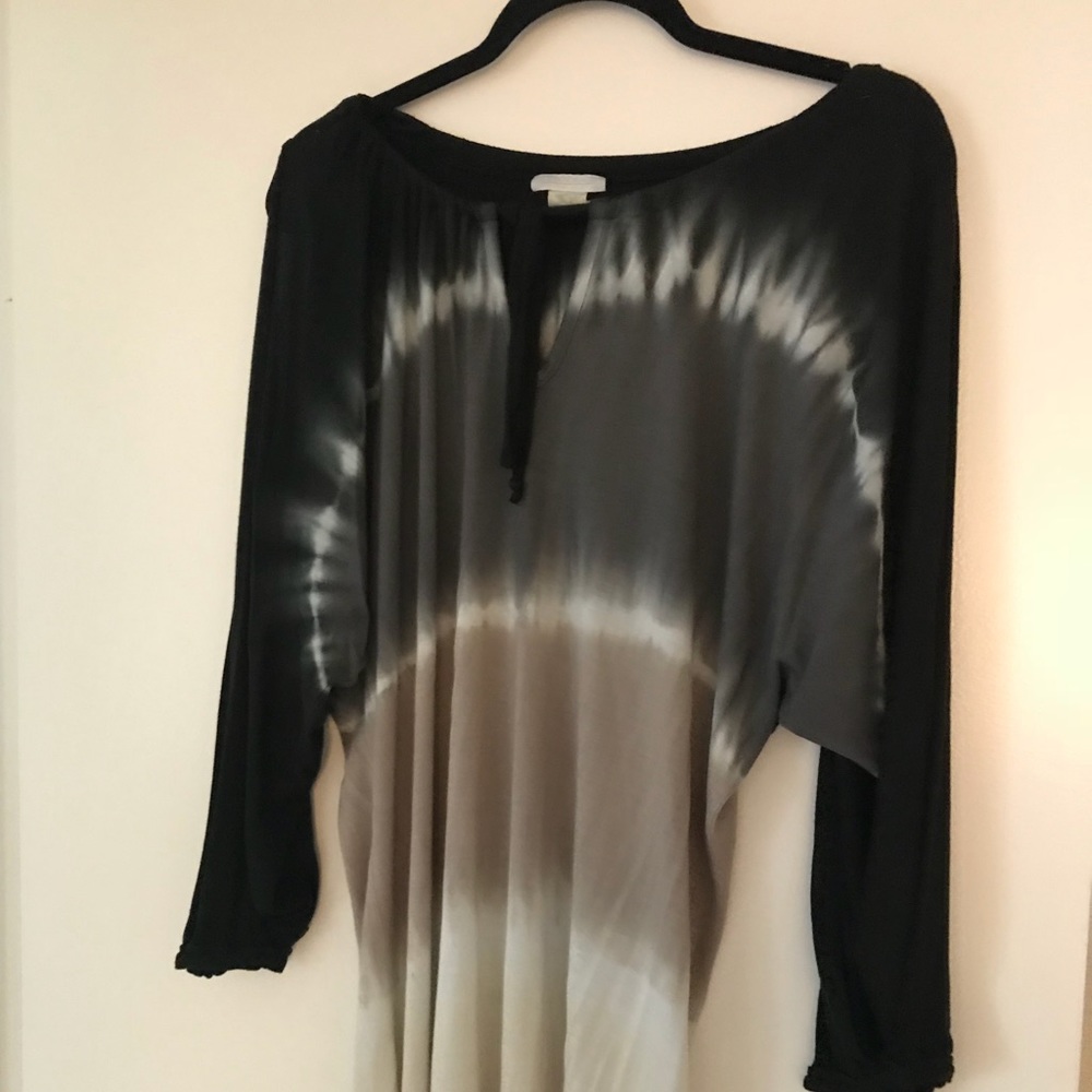 Off shoulder, tie dye dress